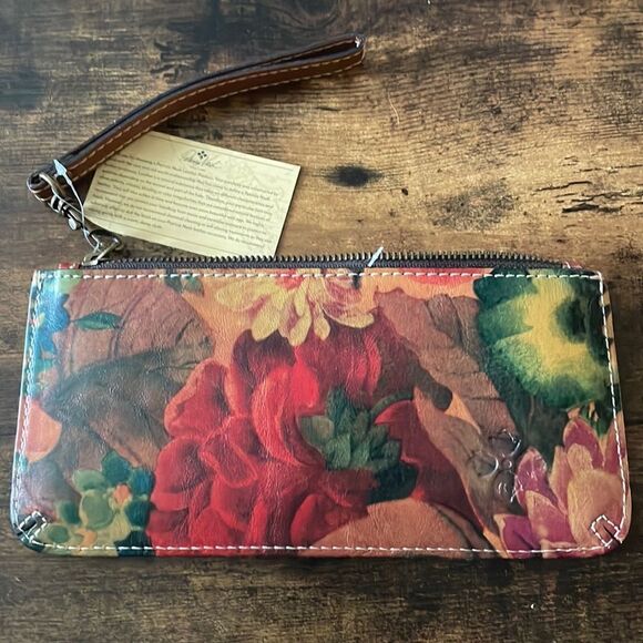 Gorgeous NWOT Leather Patricia Nash St. Croce Wallet/Travel Pouch - Picture 1 of 5